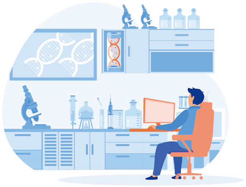 Laboratory Illustration